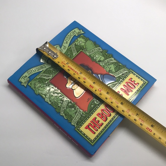Rare The Book Of Moe From The Simpsons Library Of Wisdom Hardcover 2008 Edition - Picture 12 of 12